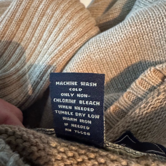 Vintage Y2K Abercrombie & Fitch Mens Sweater‎ Size XL Brown Forest Jumper Preppy - Picture 5 of 6